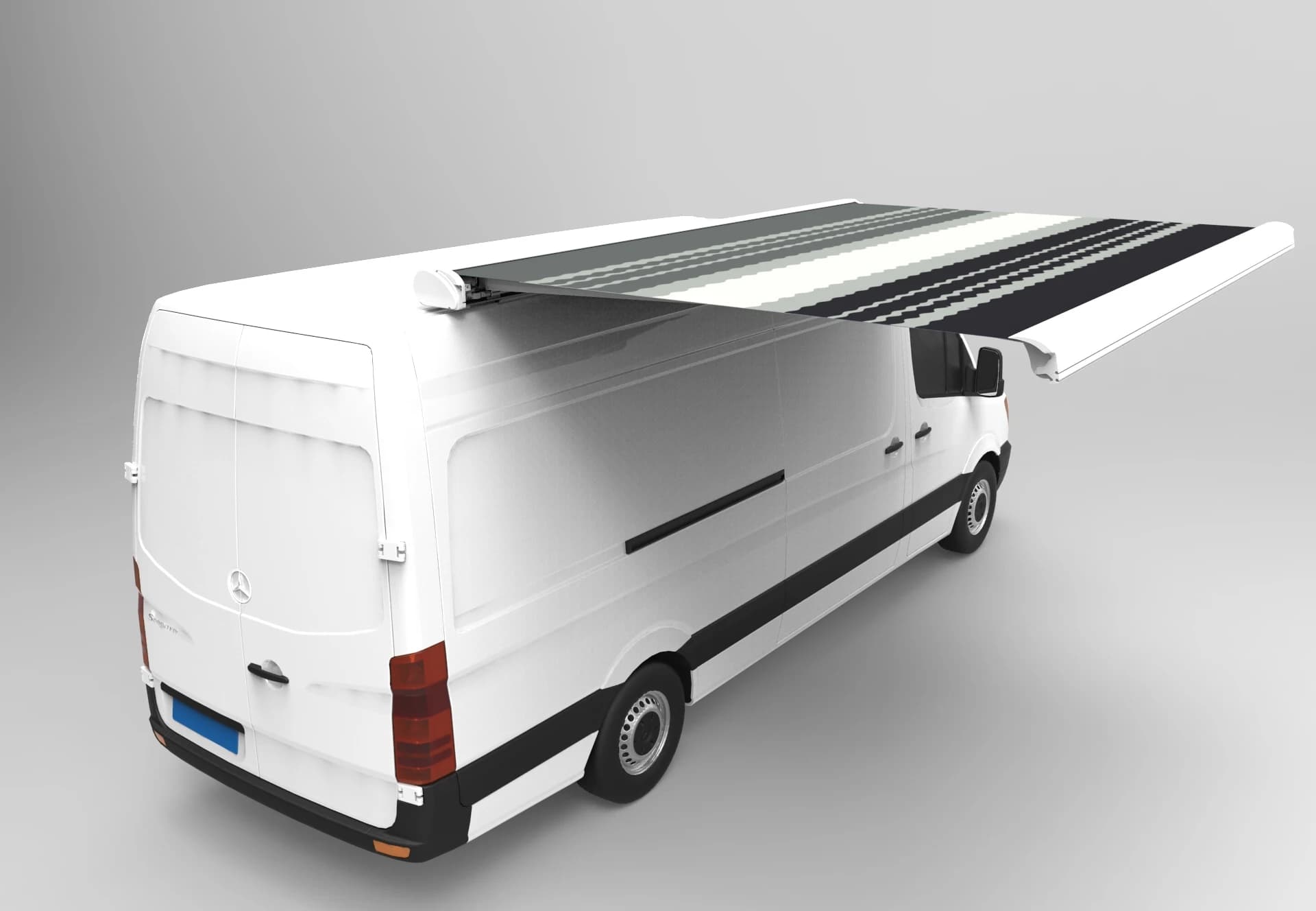 Accessoires d'auvent pour camping-car Awnlux, tissu imperméable, auvent électrique de type toit pour caravane, protection solaire pour camping-car