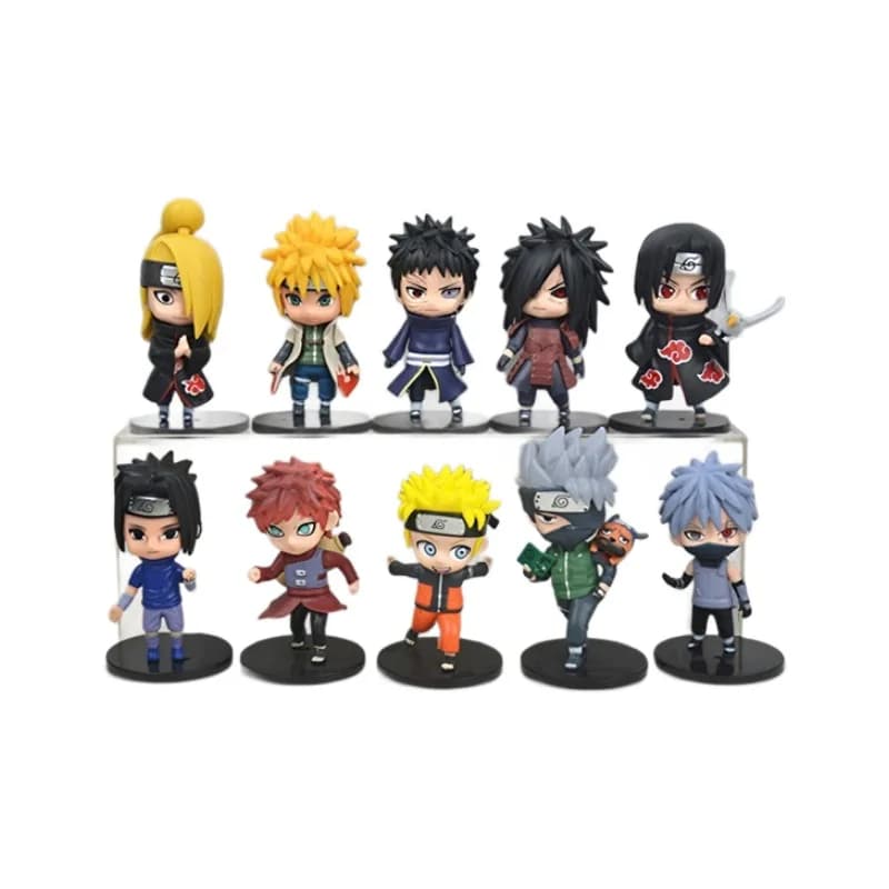 Figurines Naruto, figurines de jouets, ornements de bureau à fixer sur voiture, cadeaux, articles d'anime, cadeaux d'anniversaire, de Noël, de Halloween