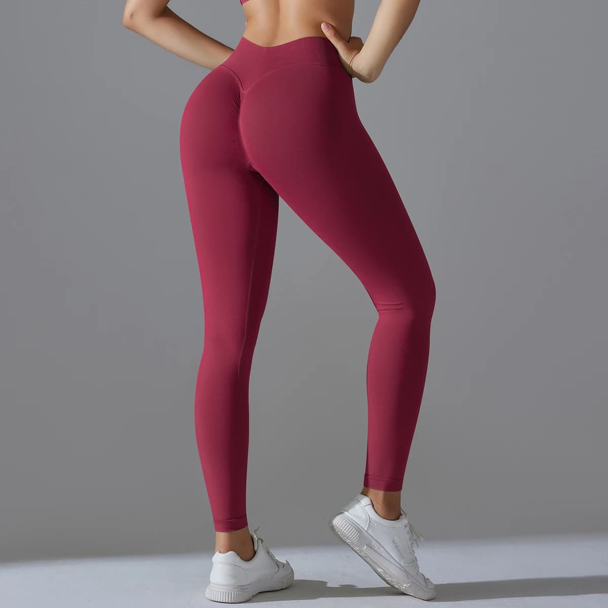 Leggings de Yoga Leggings de gymnastique sans couture femmes pantalons de Yoga Sexy taille haute but