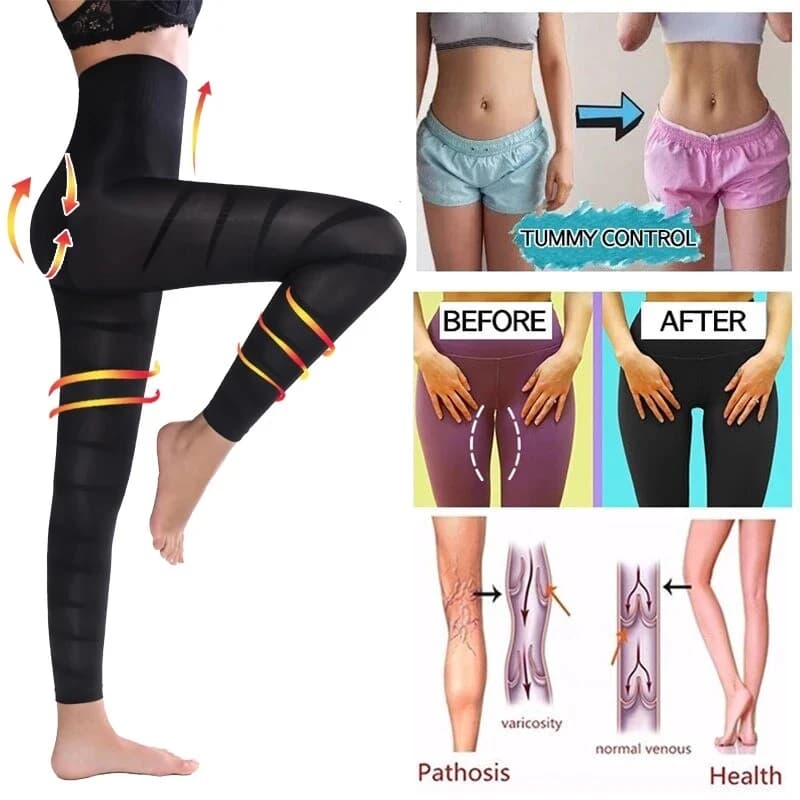 Leggings taille haute pour femmes, sculpture, contrôle ferme des jambes, ventre plat, slim, collants
