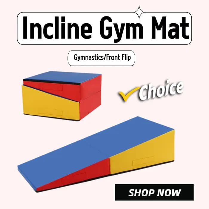 Équipement d'entraînement de gymnastique pliable, tapis de cale de gymnastique pour Yoga, entraînement des compétences, exercice de gymnastique, pom-pom girl