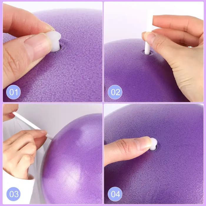 Petit ballon de Pilates de 15 cm, ballon de fitness souple antidérapant, ballon de yoga, ballon de gymnastique pour l'entraînement à domicile