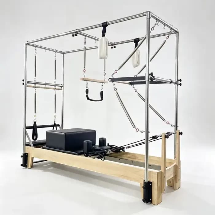 Tour de Pilates Reformer Portable et Réglable de Haute Qualité – Système d'Entraînement 3-en-1 pour le Corps