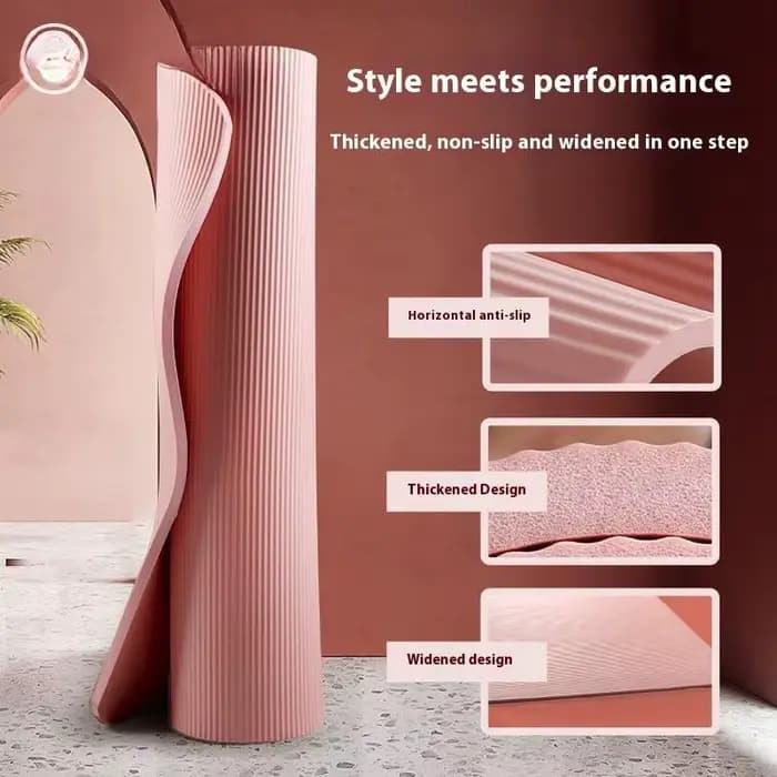 Tapis de Yoga haute densité antidérapant d'épaisseur de 10MM pour l'exercice de gymnastique de Pilates de sport à la maison
