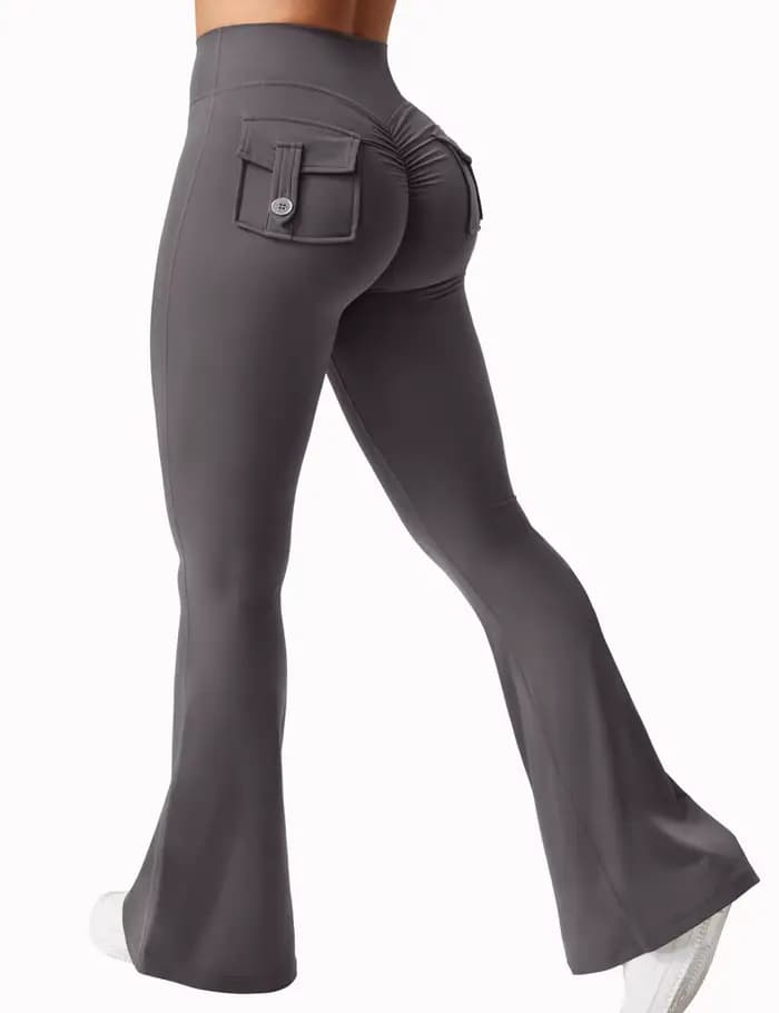 Leggings de Yoga à jambes larges et extensibles pour femmes, sensation nue, vêtements de travail de