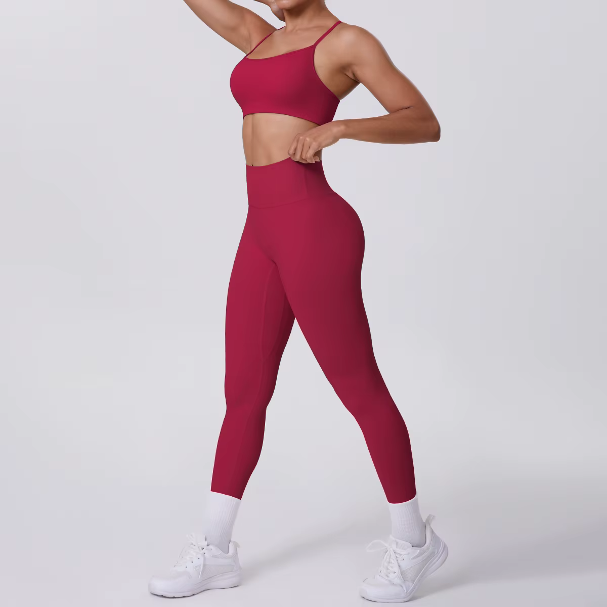 Costume de Yoga ensemble de sport gymnastique sans couture soutien-gorge de sport à fort Impact femm