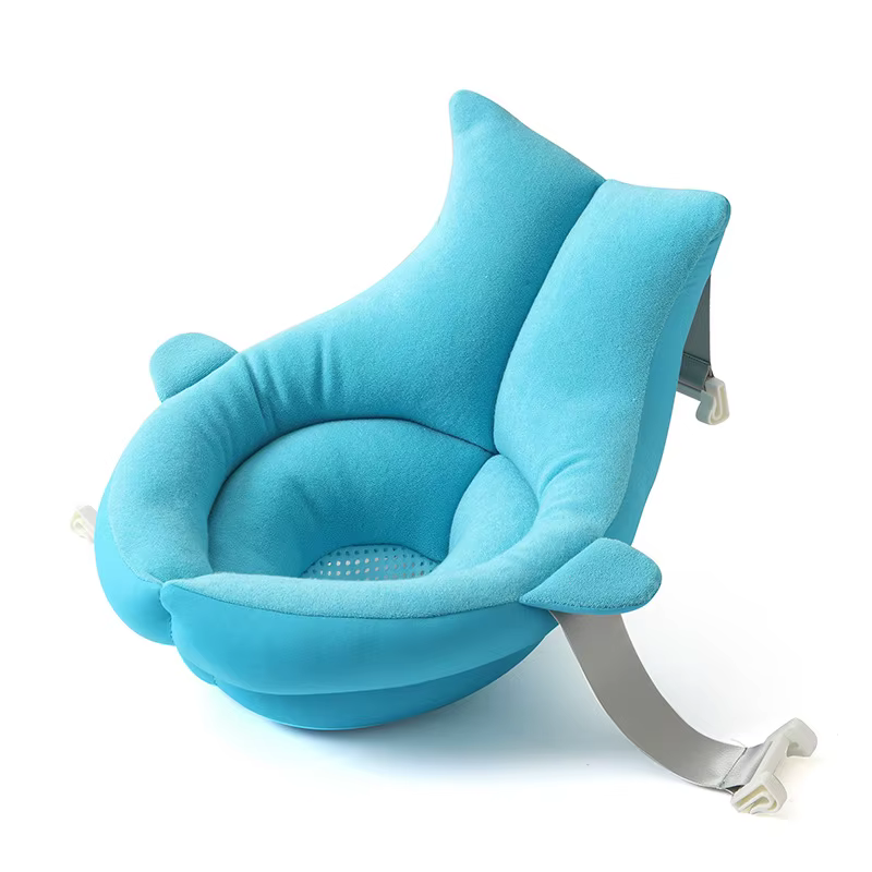 Baignoire pliable à fleurs pour nouveau-né, douche pour bébé, forme de décodage, coussin de bain en