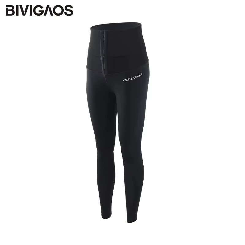 BIVIIncome OS-Leggings de fitness taille haute pour femmes, pantalons d'entraînement, ceinture aminc
