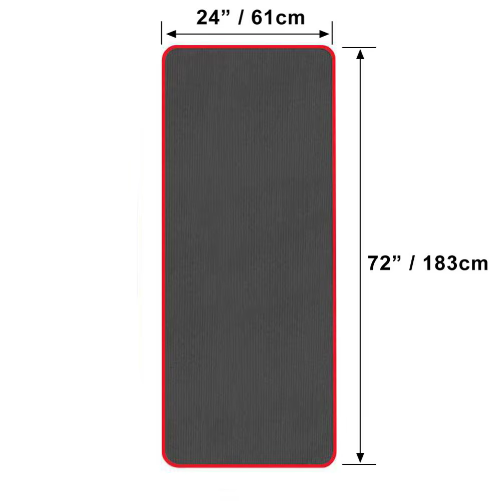 Polymères de Yoga anti-déchirure, 10mm, pour fitness, Pilates, entraînement à domicile, coussin de s
