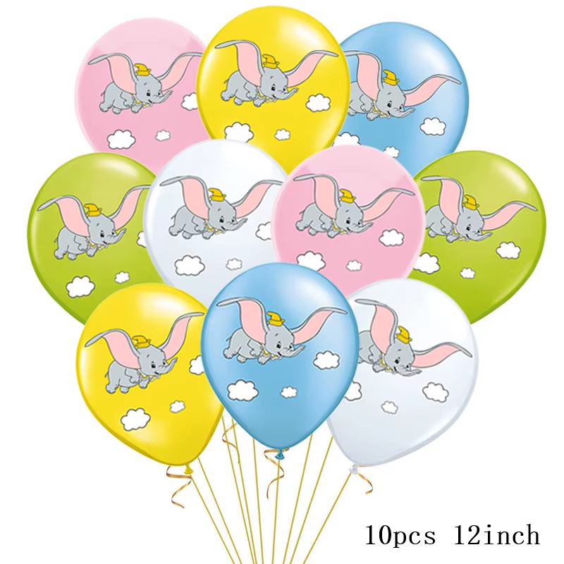 10 pièces/lot ballons éléphant décor de fête prénatale pour garçon fille animaux de compagnie mouche