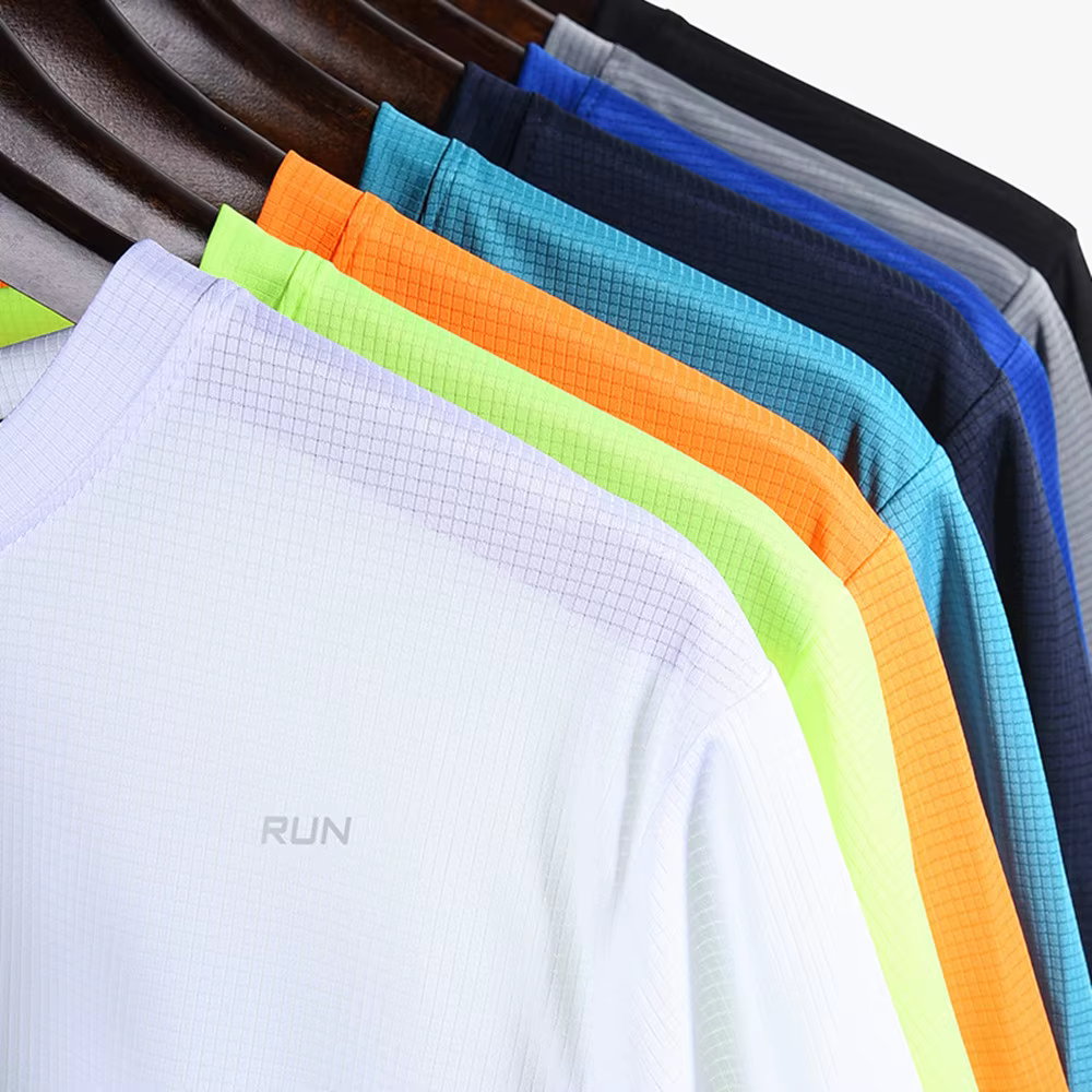 Chemise de Sport multicolore d'été à manches courtes, vêtements de gymnastique de haute qualité pour