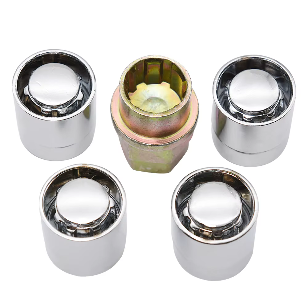 4 écrous de roue serrure 1 clé M12x1.5 serrures de roue écrous antivol pour Toyota pour Honda pour A