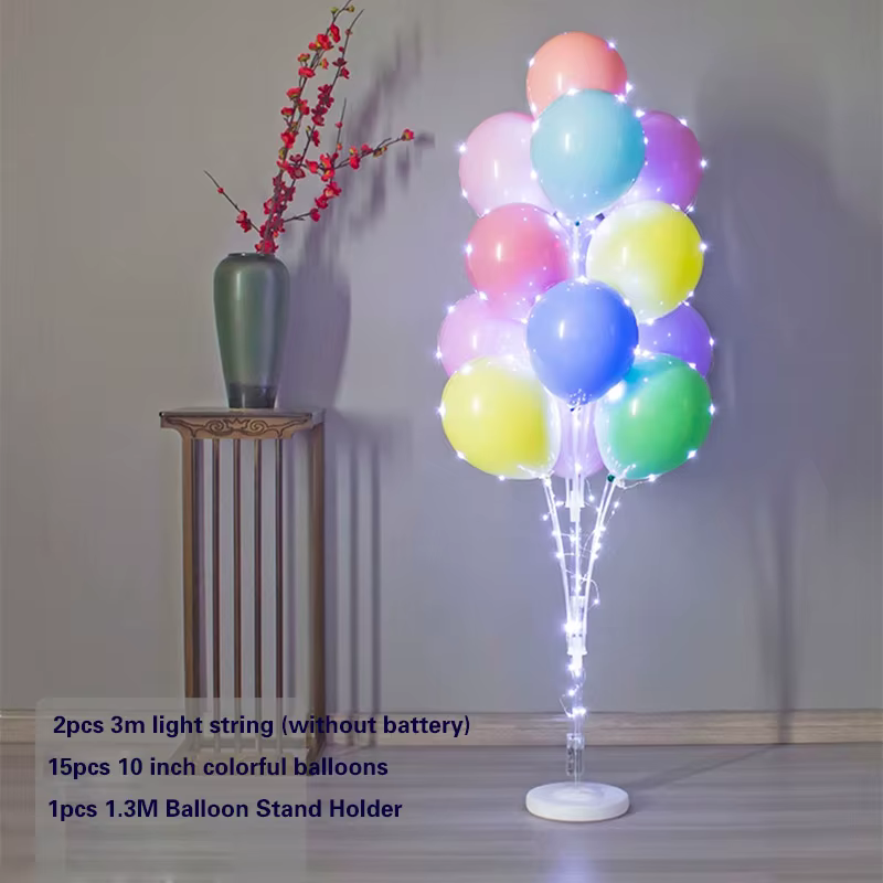 Kit de support de ballons lumineux pour la décoration, la plus grande lumière disponible, faire des