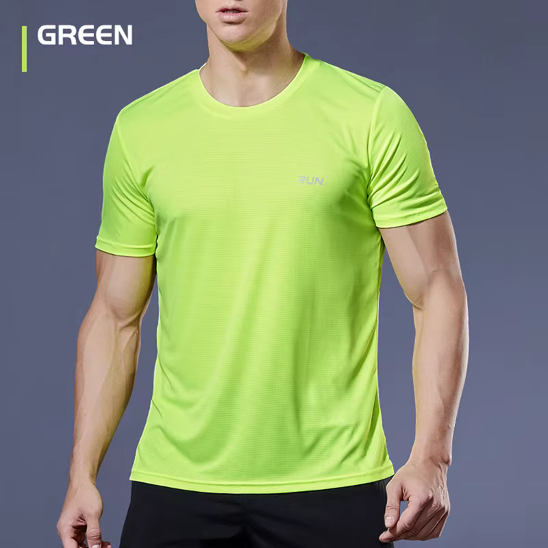 Chemise de Sport multicolore d'été à manches courtes, vêtements de gymnastique de haute qualité pour