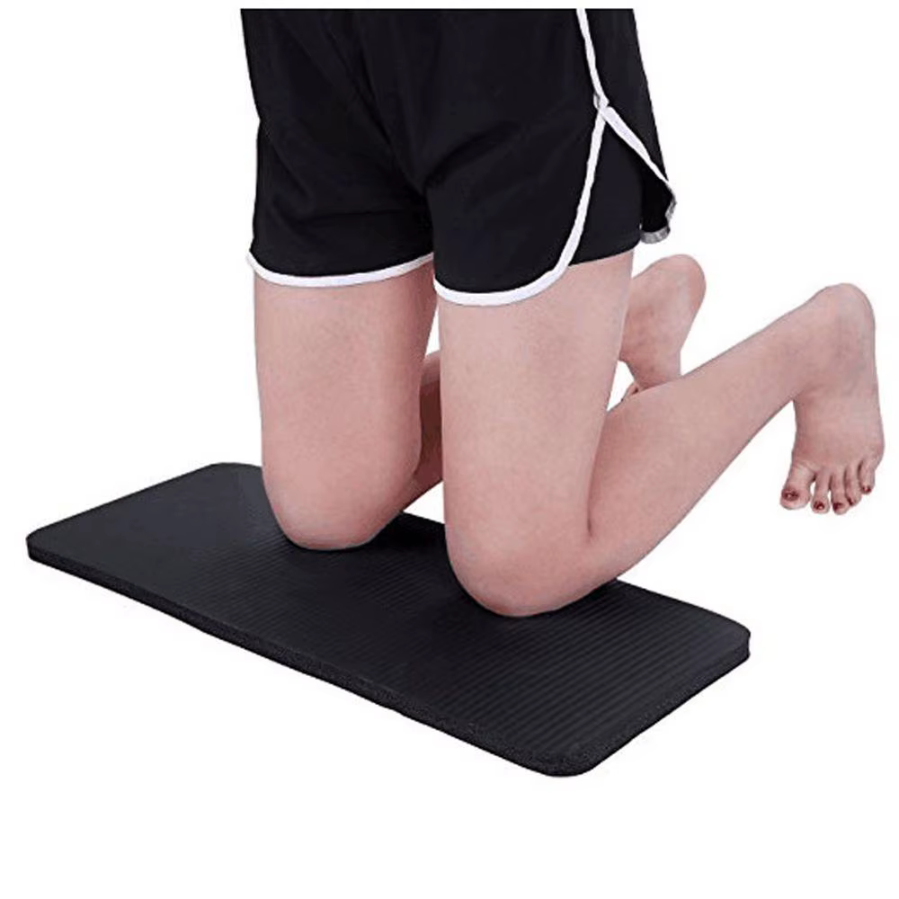 Genouillère de Yoga Extra épaisse de 1.5cm, coussinets de Yoga en mousse antidérapantes, tapis de Fi