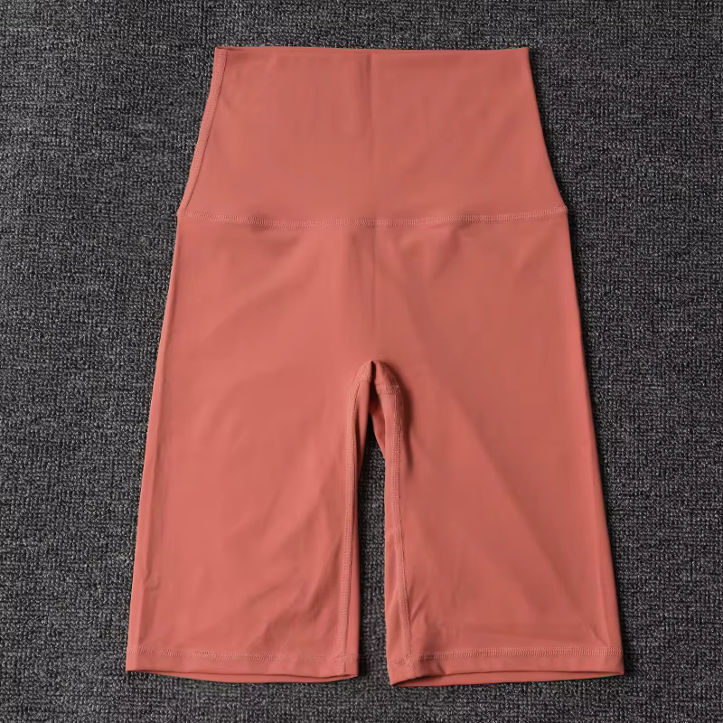 SOISOU-Short de yoga en nylon pour femme, taille haute, élastique, respirant, sans ligne en T, vêtem