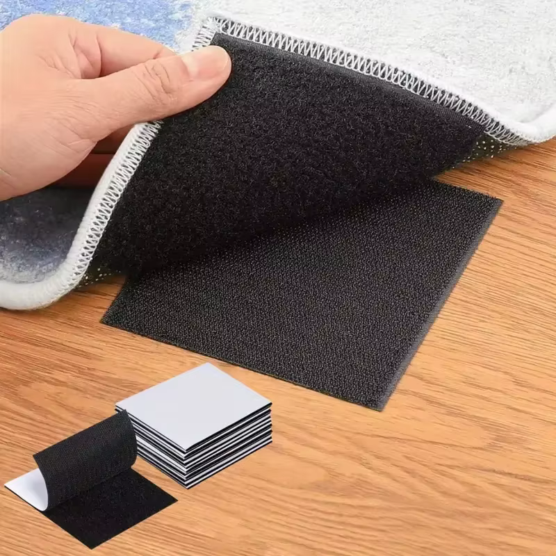 10 paires de rubans anti-bouclage pour tapis - Convient pour la protection des sols antidérapants, d