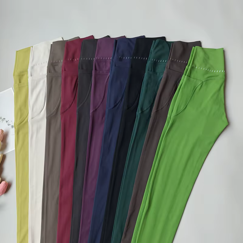 Leggings de Yoga taille haute pour femmes, doux avec poches, collants de Sport, Fitness, pantalons é