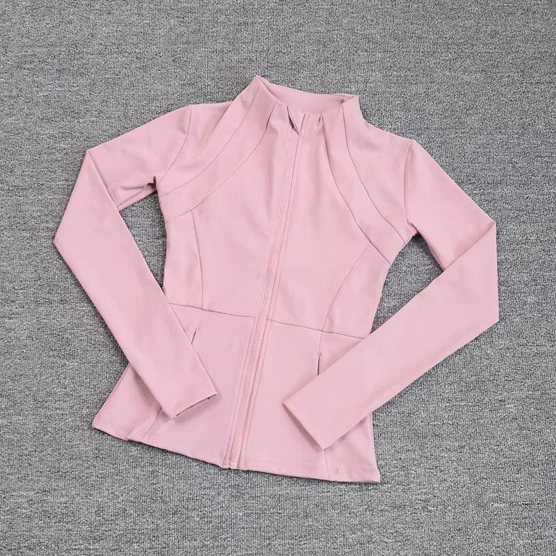 Manteau de sport pour femmes, chemise de Yoga, Slim, manches longues, course rapide, Pilates, Fitnes