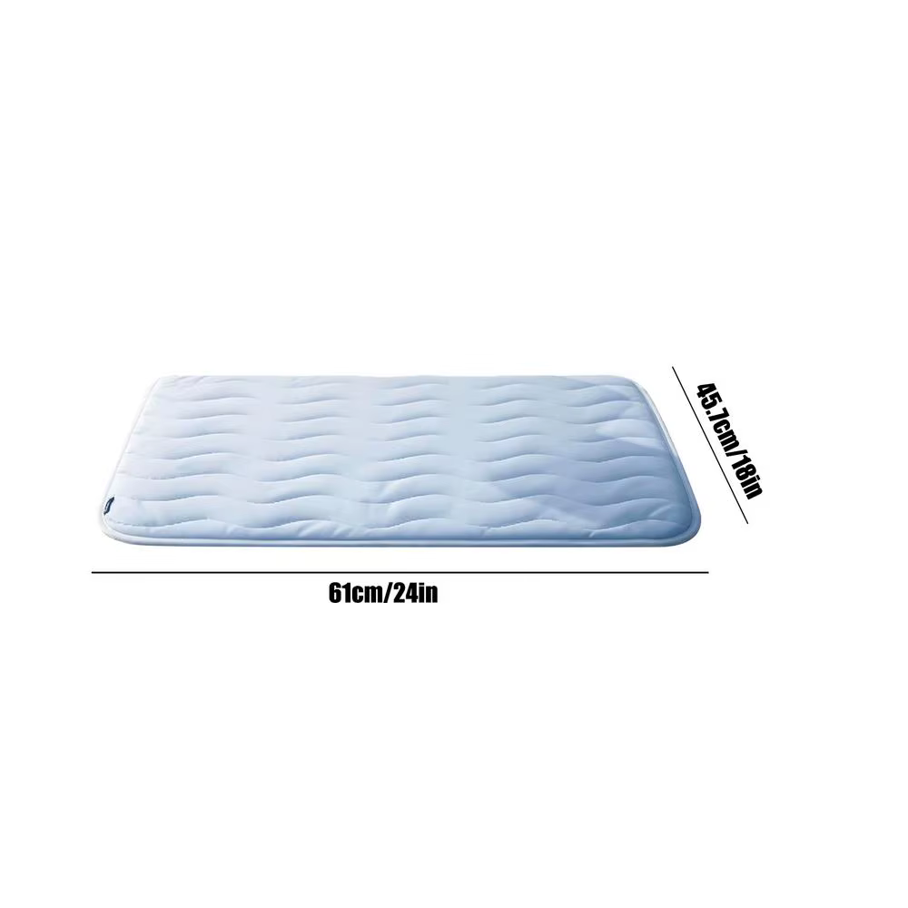 Tapis rafraîchissant pour chien lavable et antidérapant, confortable pour la sieste des chiots en ét