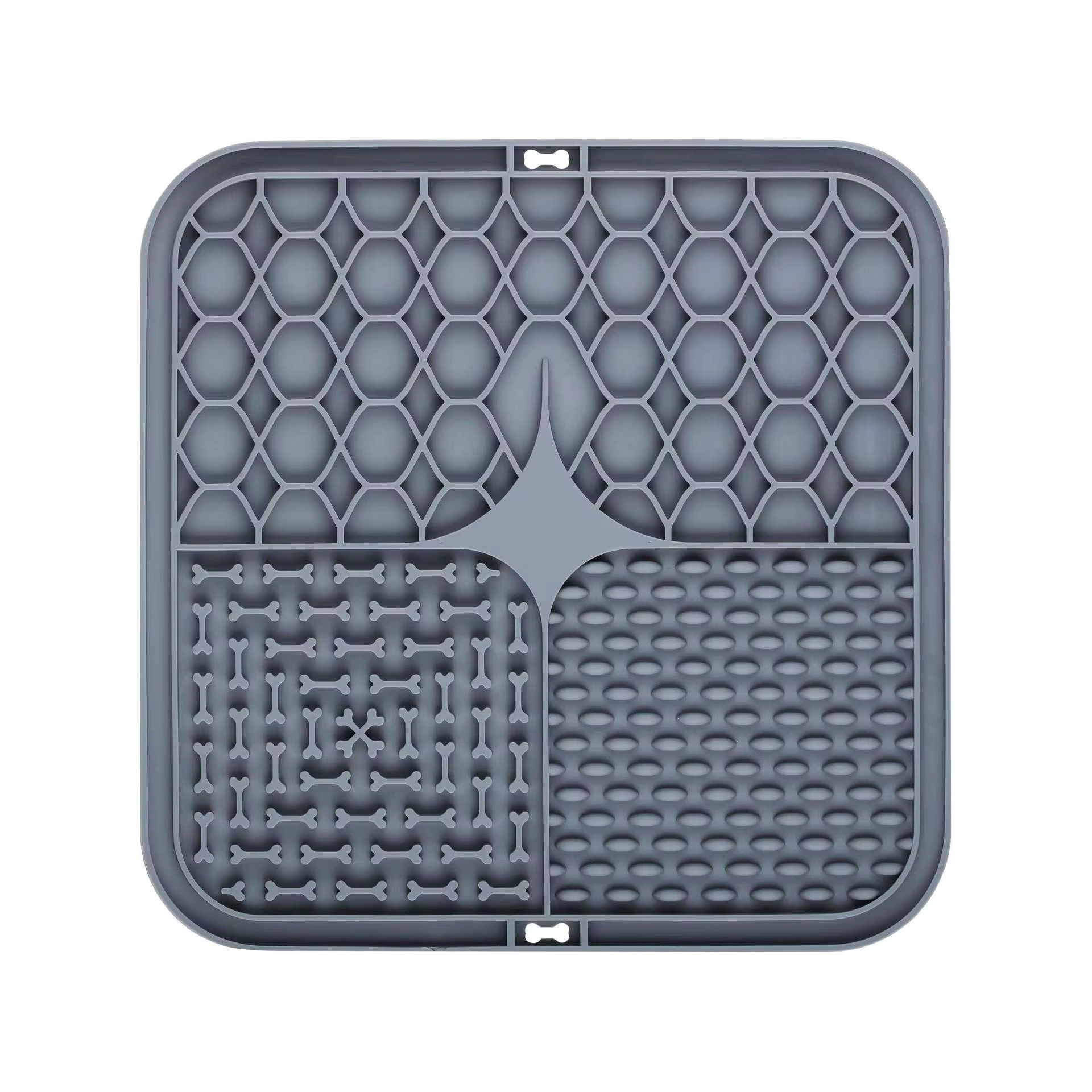 Tapis de léchage pour chien en silicone antidérapant avec ventouses, gamelle à alimentation lente, t