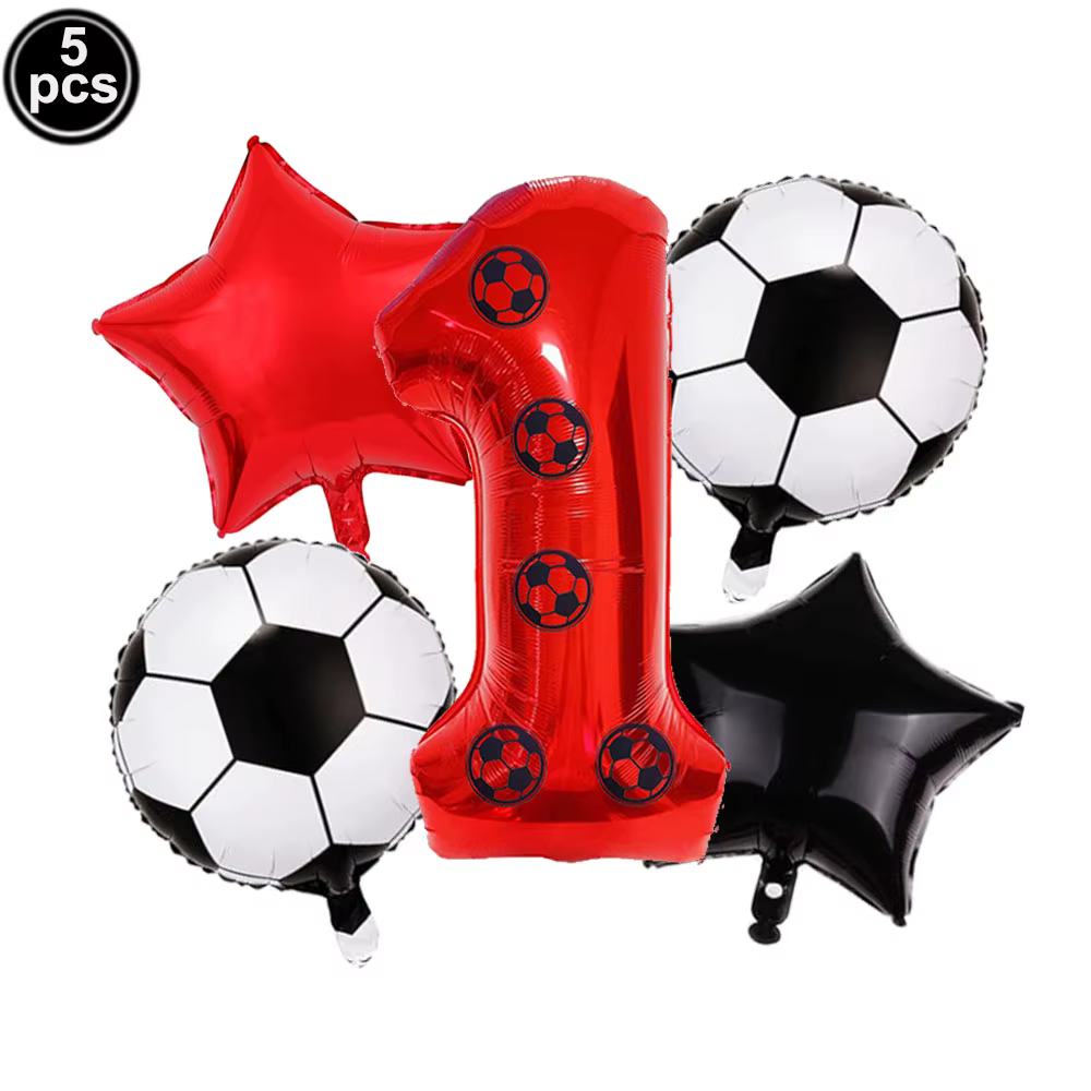 Ballons de football, décorations d'anniversaire, ensemble de ballons, fournitures pour fête d'annive