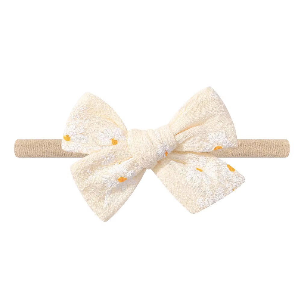 1 pièces bébé fille bandeau infantile cheveux accessoires nœud papillon point bande nouveau-né chape