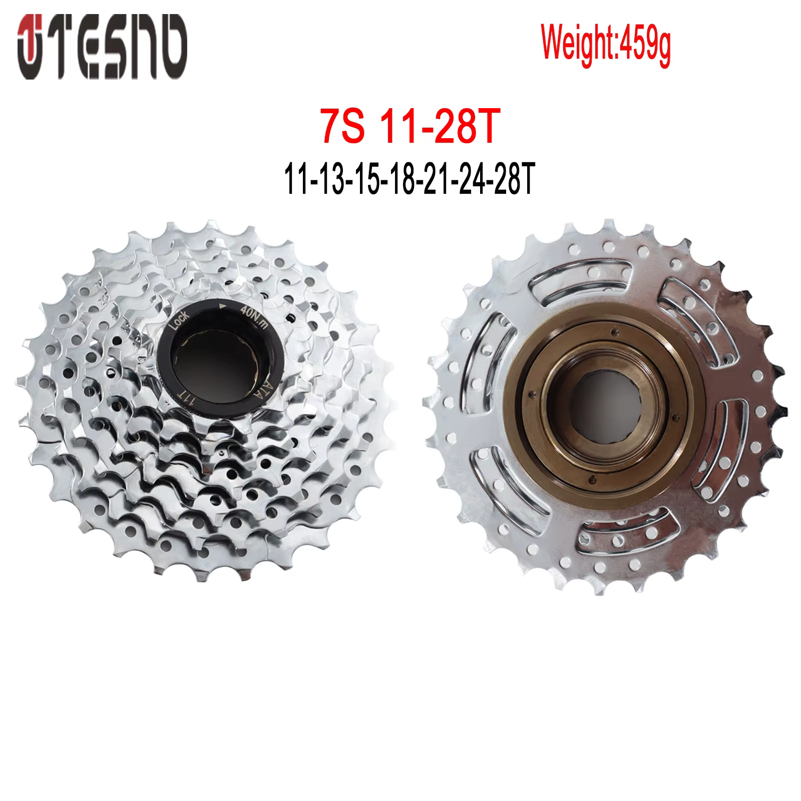 Cassette de vélo 7/8 vitesses 11-28-32T, roue libre de rechange pour cyclisme