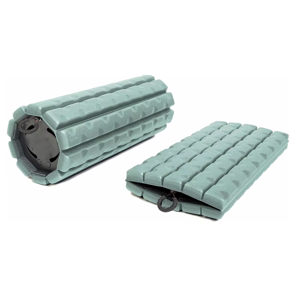 Rouleau en mousse (Bravo-Sage) : rouleau en mousse de voyage pliable pour soulager la douleur, récup