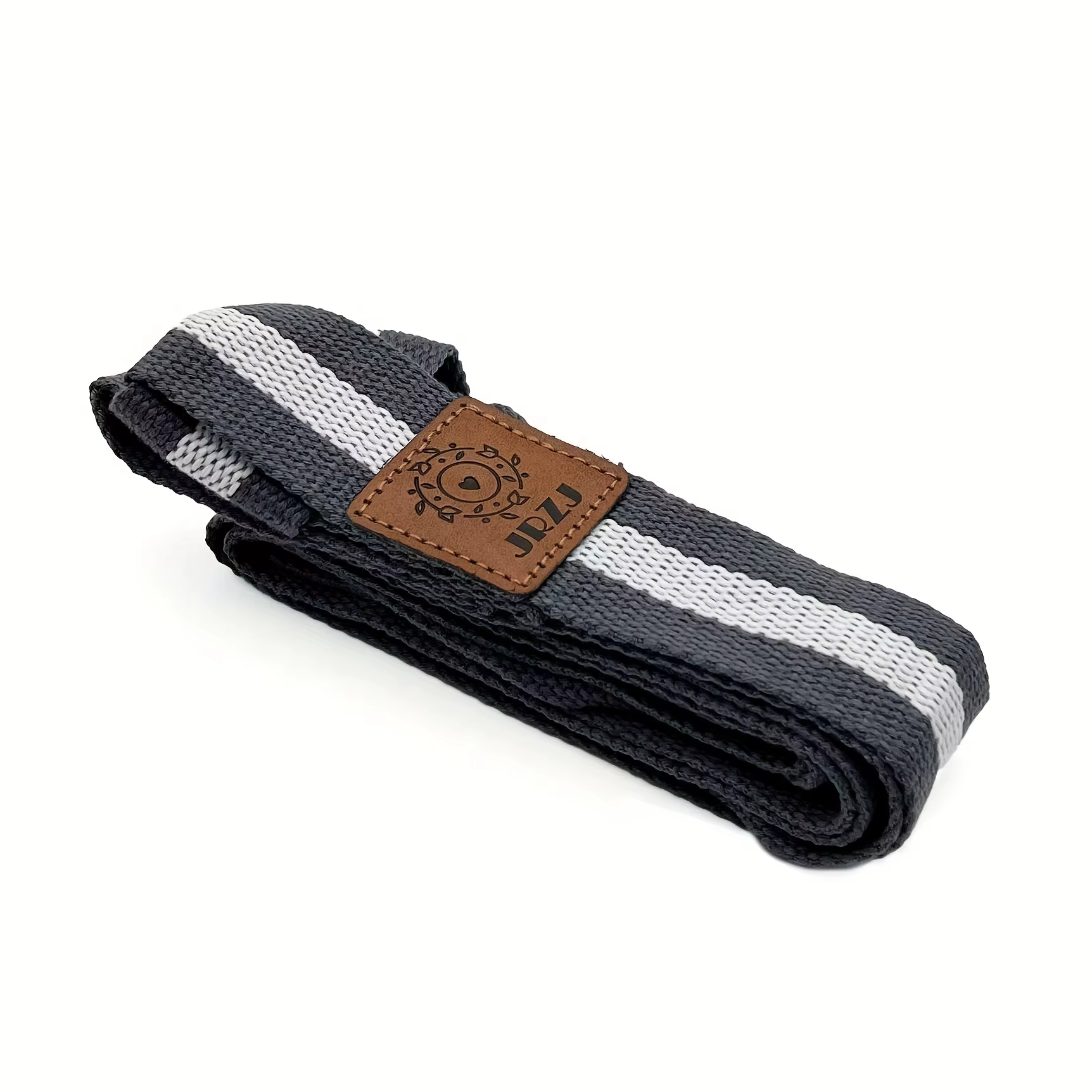Sangle d'étiquette en cuir pour tapis de yoga multifonctionnel – Sangle extensible pour yoga et pila