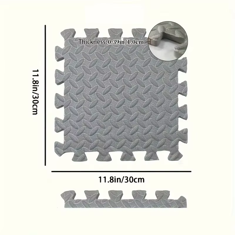 Tapis de Fitness en mousse, 6/12 pièces, Protection du sol, tapis antidérapants imbriqués pour équip