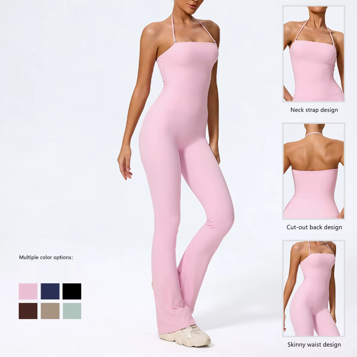 Combinaison de yoga sans manches d'été pour femme, ensemble de sport et de fitness, justaucorps de s