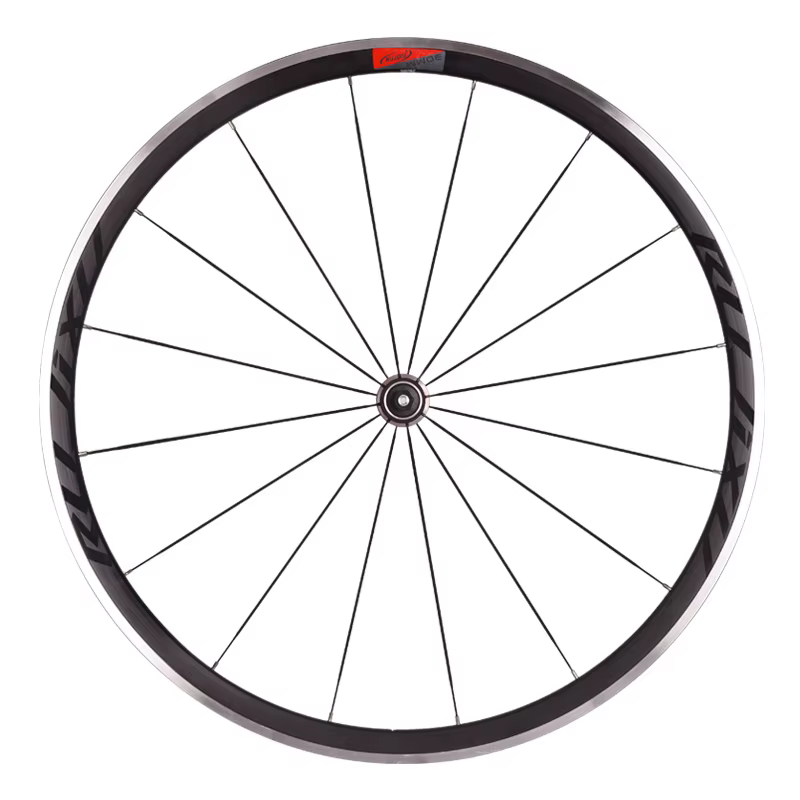Roues de route 700C à moyeu rouge 6 cliquetis, ultralégères, hauteur 30MM, à rayons plats droits, po
