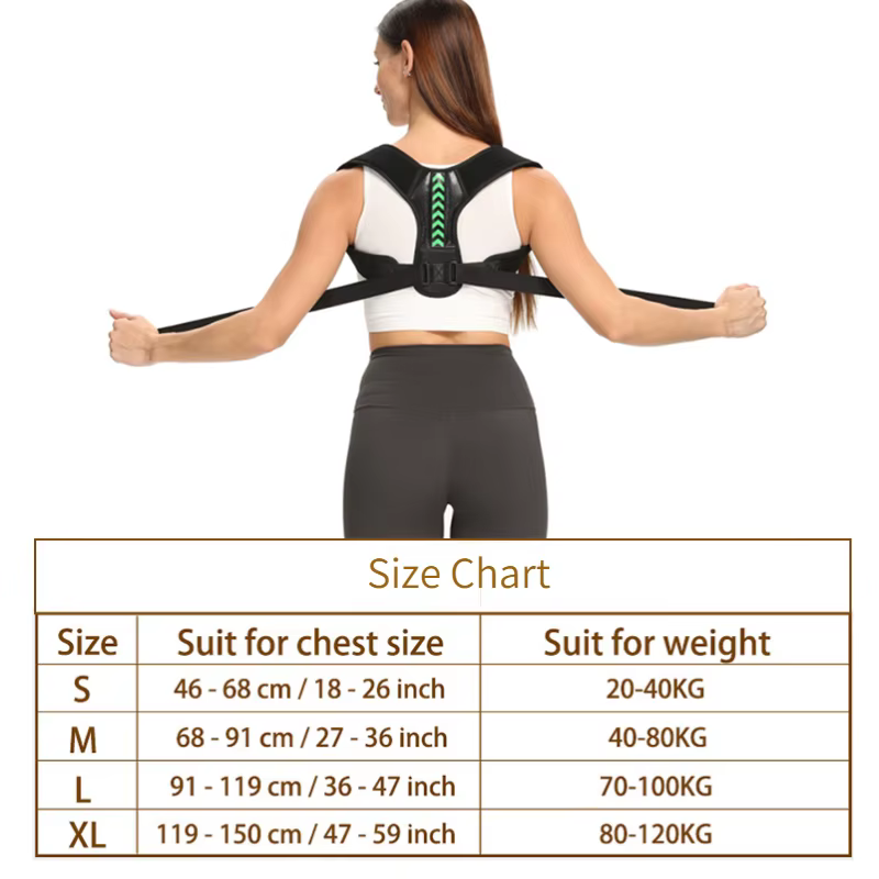 Ceinture de soutien de la clavicule et de la colonne vertébrale, soutien réglable de la posture init