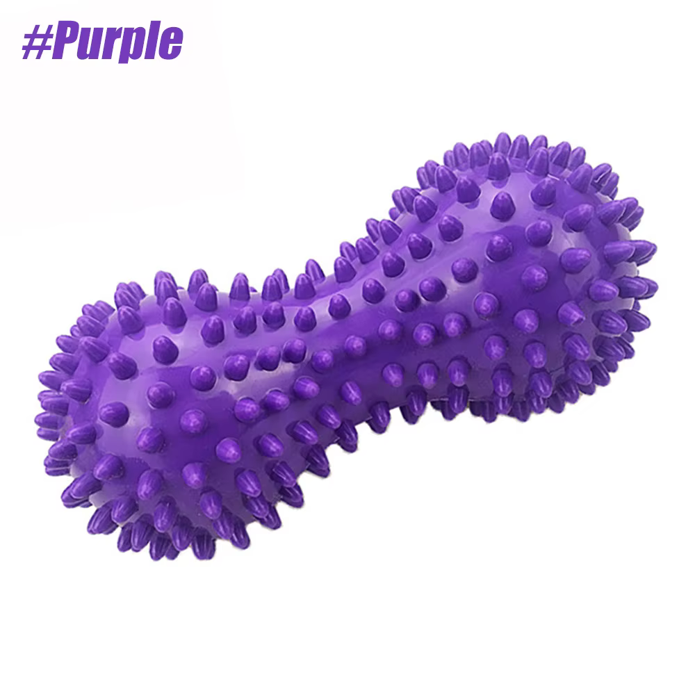 Fournitures de Yoga en PVC d'arachide avec épines, Massage d'entraînement, balle à main d'arachide,