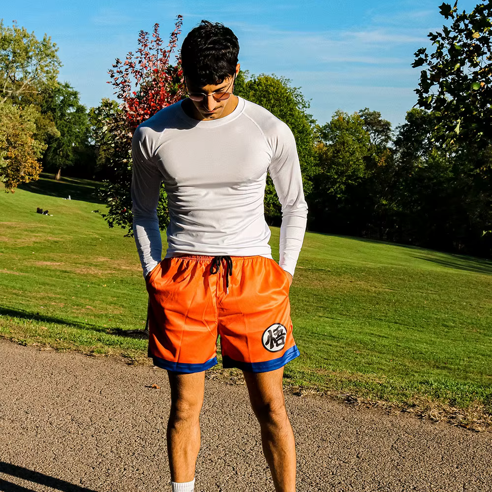 Short de sport pour hommes, imprimé en 3D, en maille à séchage rapide, décontracté, pour l'été, pour