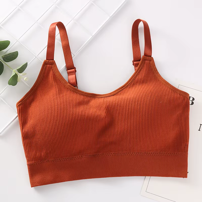 Soutien-gorge tubulaire sans couture pour femme, brassière respirante, soutien-gorge sans fil, bonne
