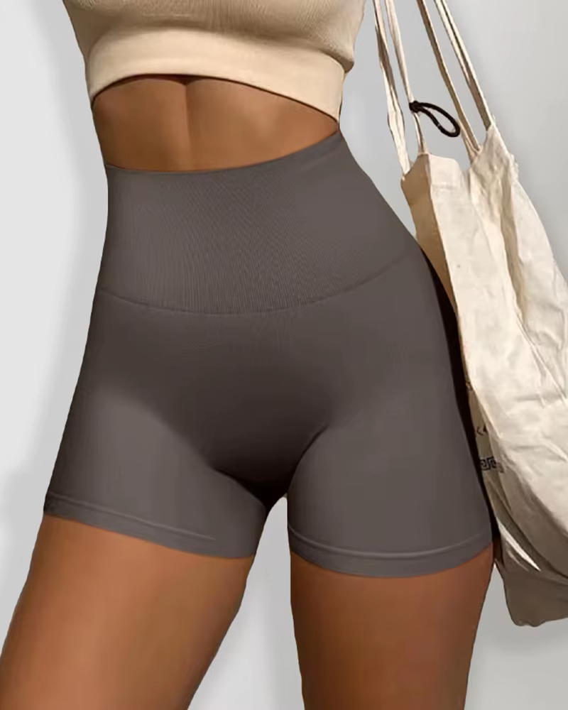 Nouveau Short de sport de Yoga taille haute sans couture pour femmes, nouvelle collection d'été