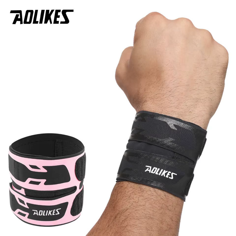 AOLIKES 1 pièces attelle de poignet, sangles de poignet de Compression Ultra-fines Support de poigne