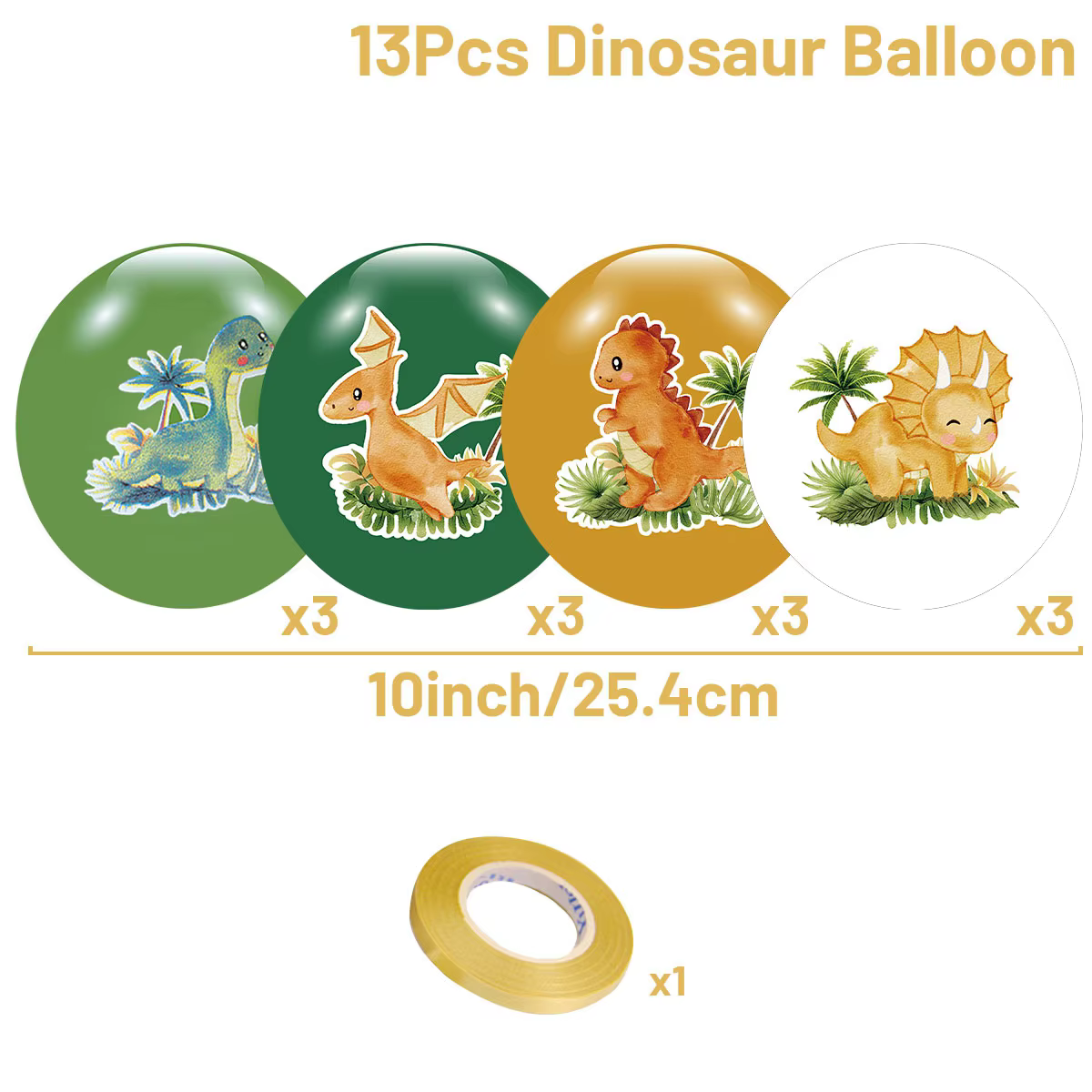Ballons dinosaures décorations de fête joyeux anniversaire enfants garçon bébé douche ballons dinosa