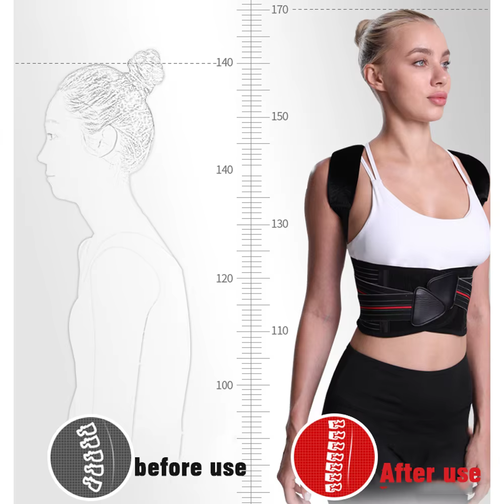 BraceTop correcteur de Posture réglable soutien du dos orthèse d'épaule Correction de Posture correc
