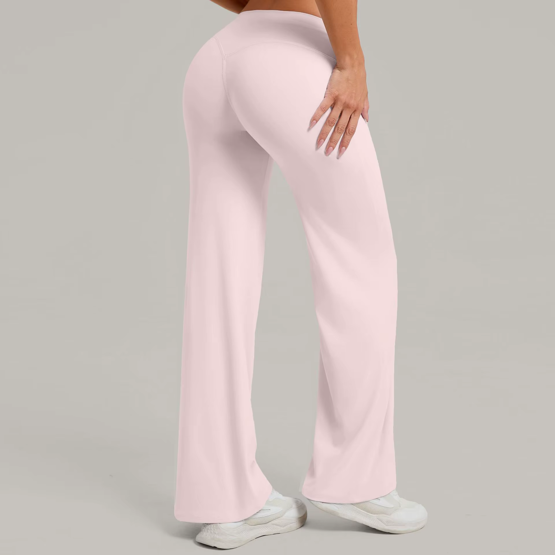 Pantalon de Yoga à jambes droites pour femmes, Pilates, levage des hanches, ajustement serré, jambes
