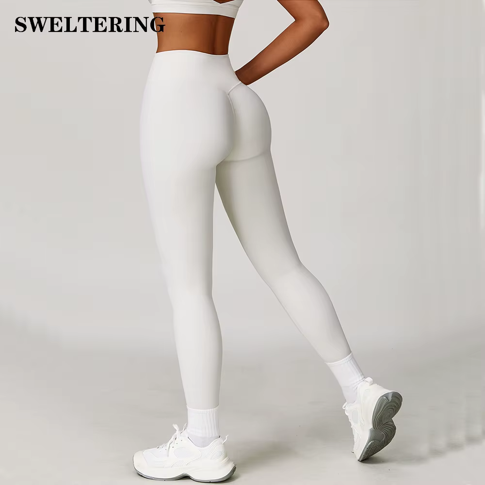 Leggings de yoga taille haute pour femme, effet push-up, pour le sport, le fitness, la course, le yo