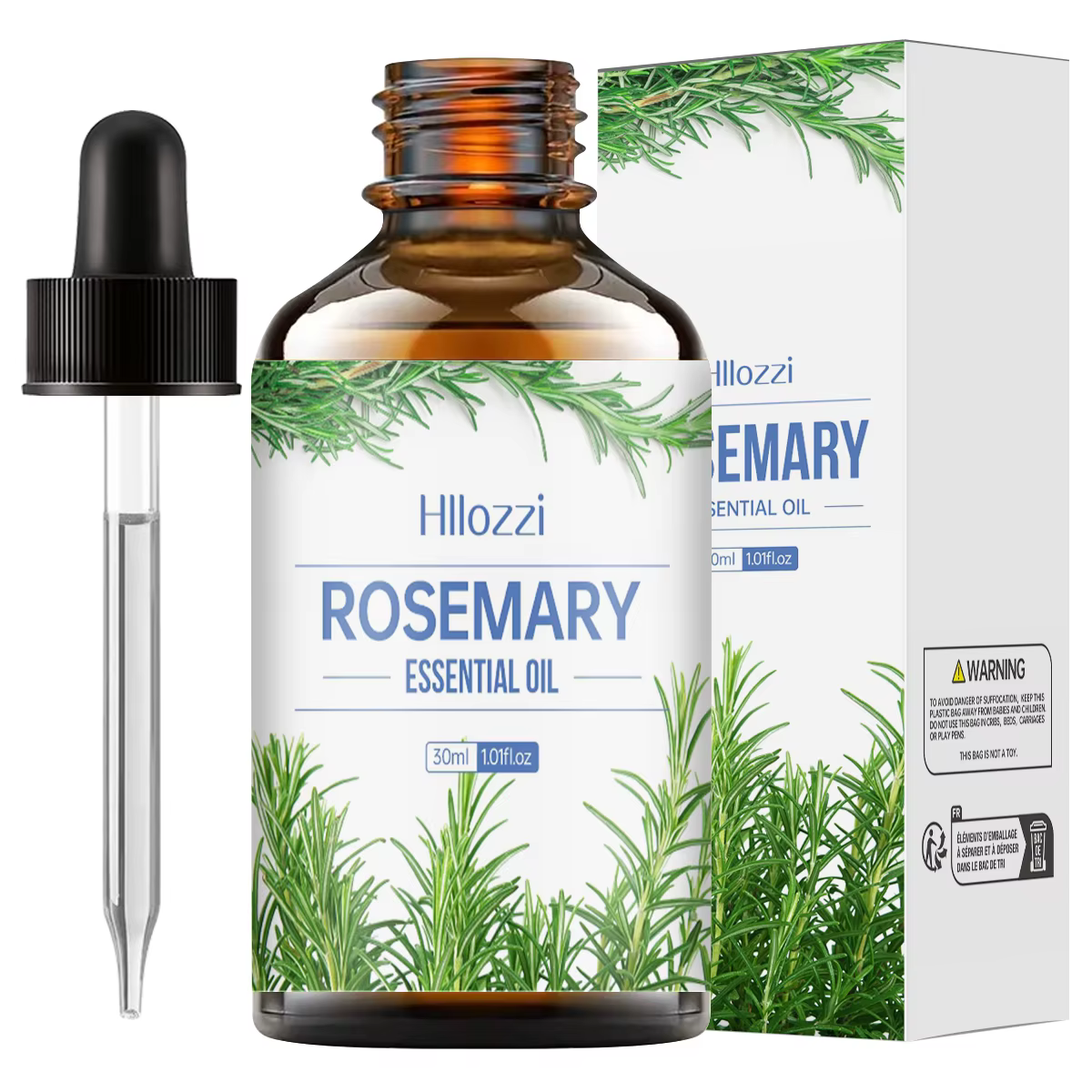 Huile essentielle de romarin, soins capillaires, massage du cuir chevelu, soins de la peau, huile es