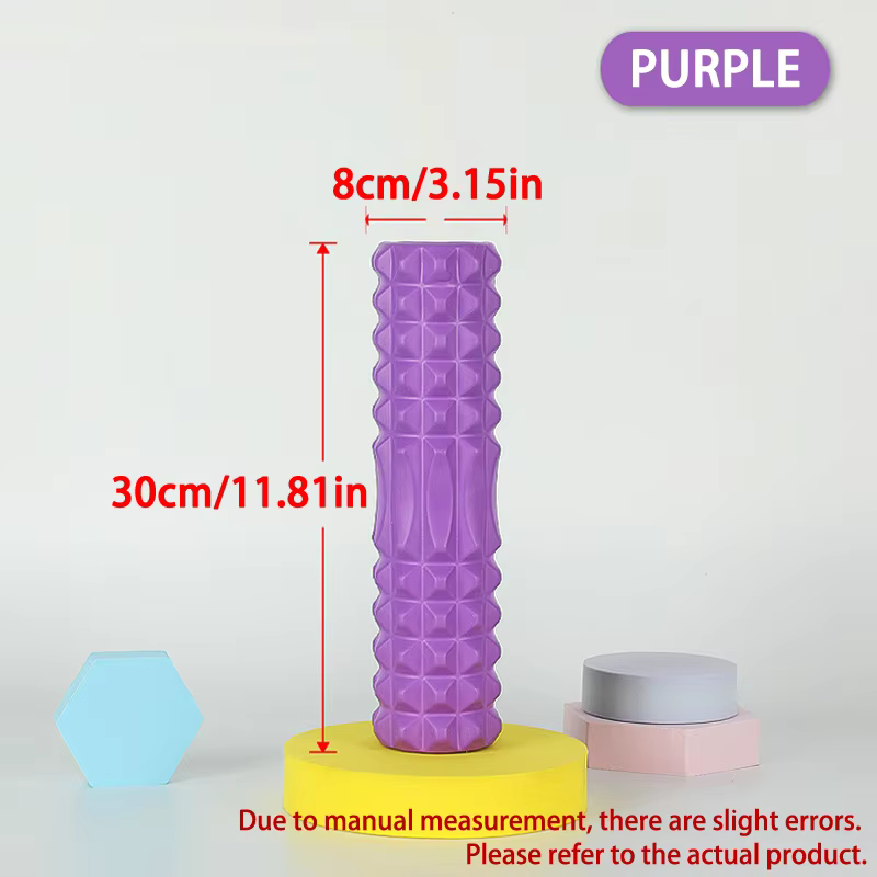 Rouleaux de mousse pour massage musculaire 30/45CM-rouleau de mousse de dos haute densité pour soula