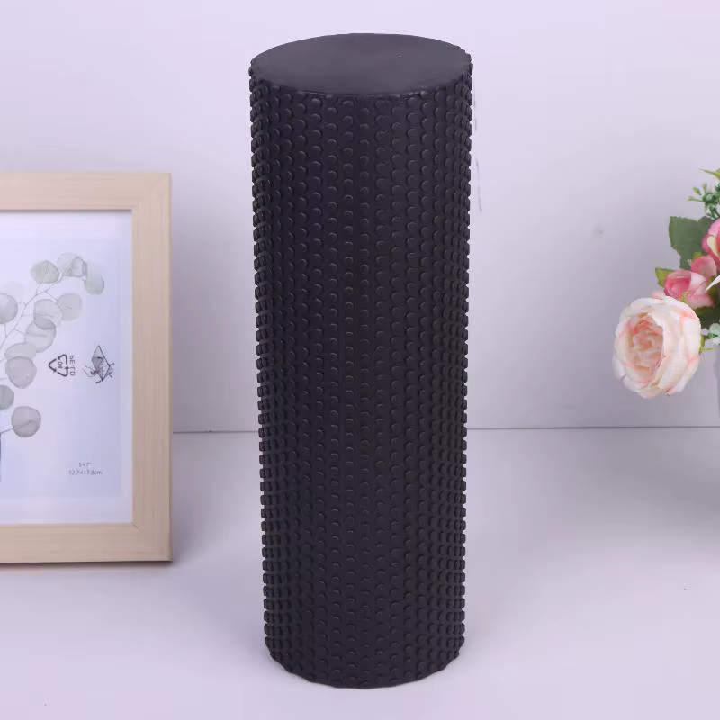 Rouleau de yoga rond en mousse EVA pour exercices de Pilates, entraînements à domicile améliorés, di