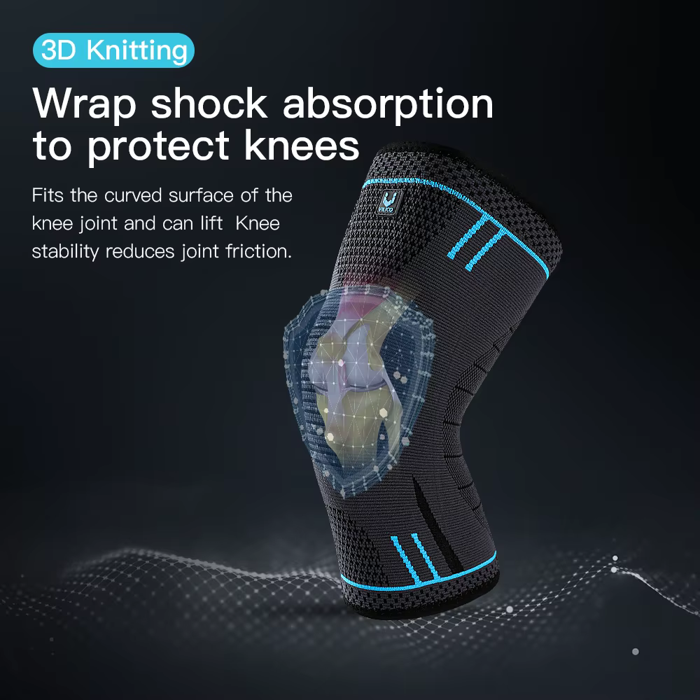 Manchon de soutien de genou à Compression, genouillères élastiques, attelle de ressorts, protection