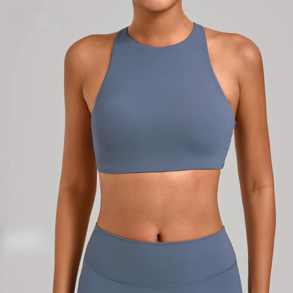Nouveau Gym entraînement haut de fitness en plein air polyvalent dos croisé soutien-gorge de sport s