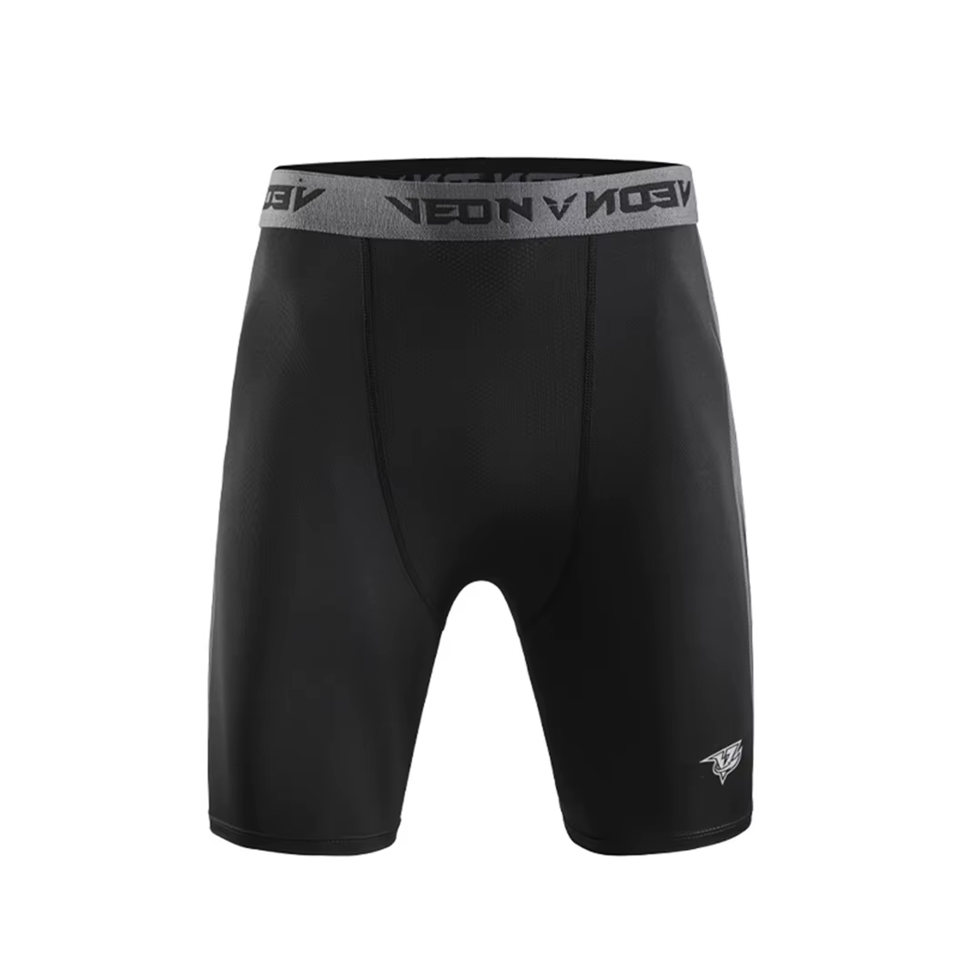Noir Shorts de Compression Hommes Spandex Sport Shorts Athlétique Entraînement Running Performance B
