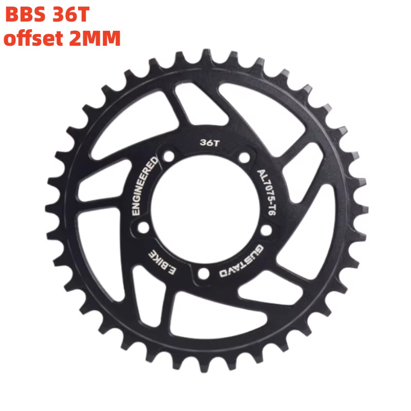 BAFANG 36T/38T/40T/42T/44T/46T/48T/52T roue à chaîne pour BBS/BBSHD moteur à entraînement central CN